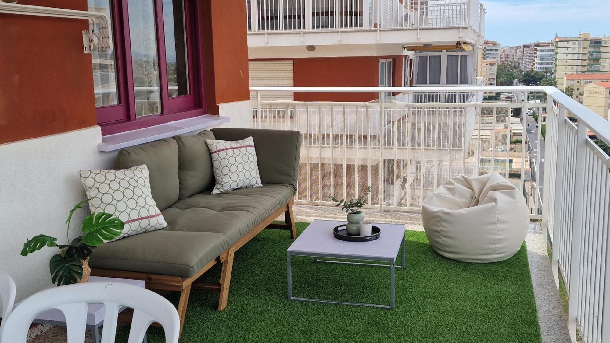 Incredible Seafront With Sunrise And Sunset Views Apartman Benicàssim Kültér fotó