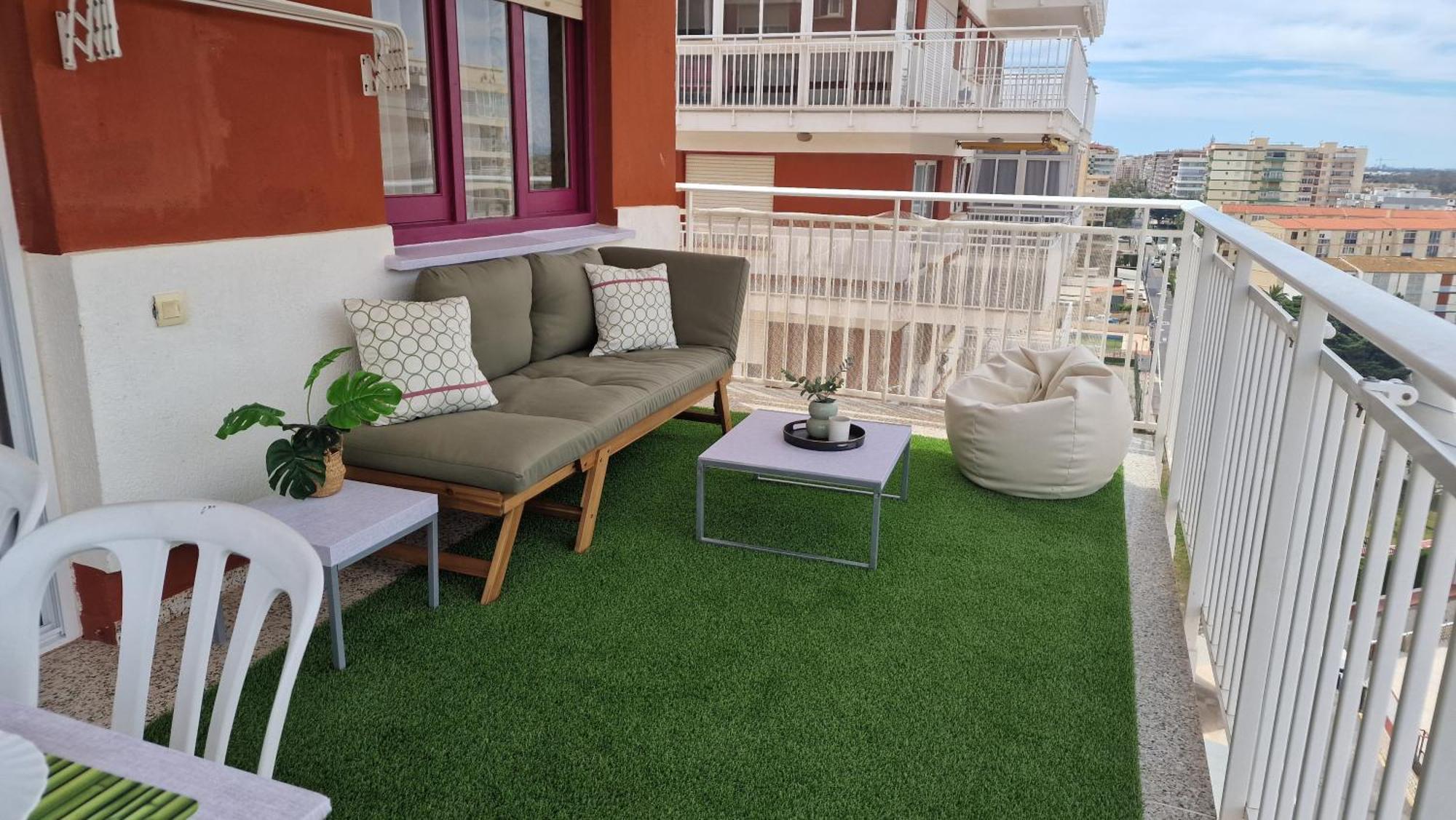 Incredible Seafront With Sunrise And Sunset Views Apartman Benicàssim Kültér fotó
