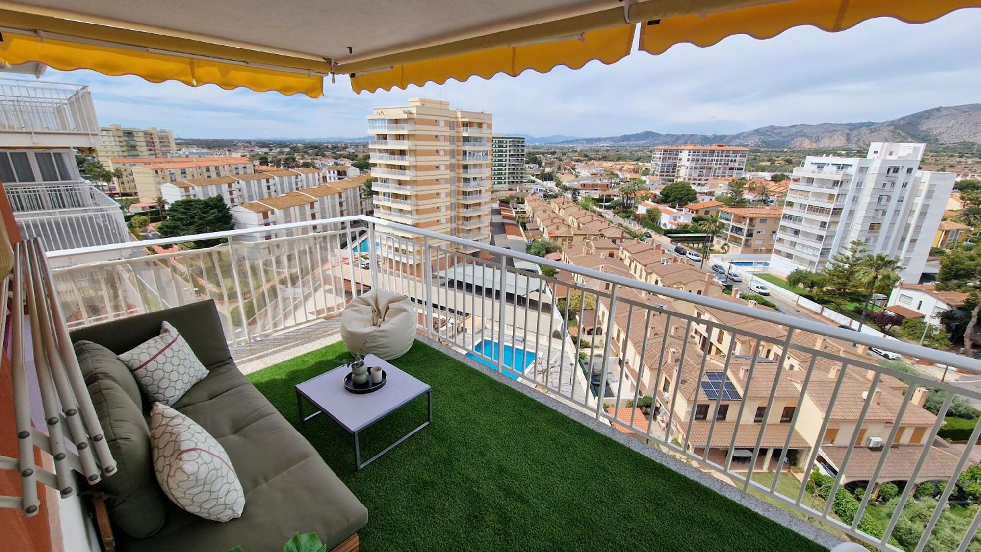 Incredible Seafront With Sunrise And Sunset Views Apartman Benicàssim Kültér fotó